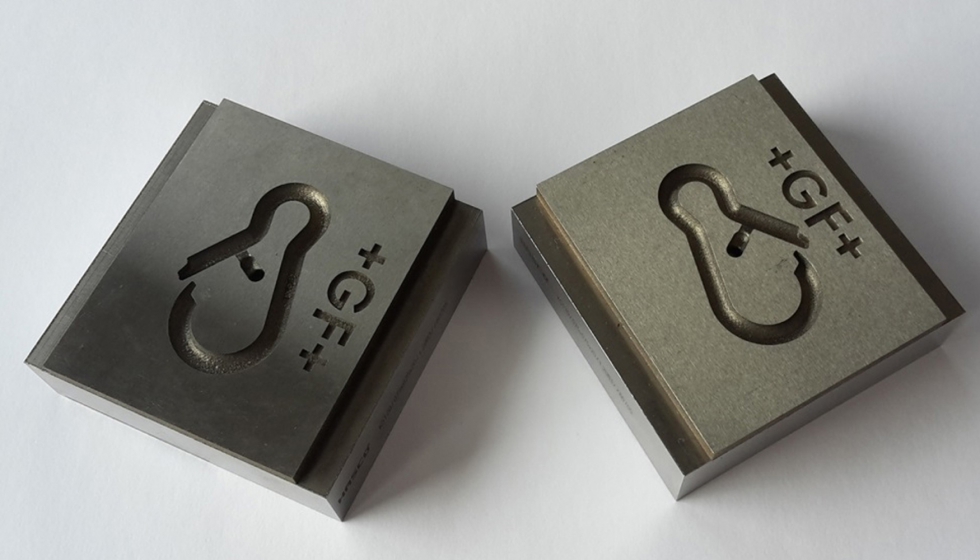 Moldes de inyección impresos en metal